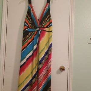 Colorful maxi dress